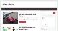 Desktop Screenshot of albanord.com