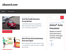 Tablet Screenshot of albanord.com